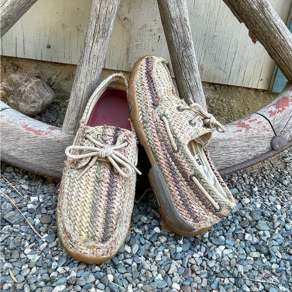 Women’s Twisted X Multicolor Woven Moccasin